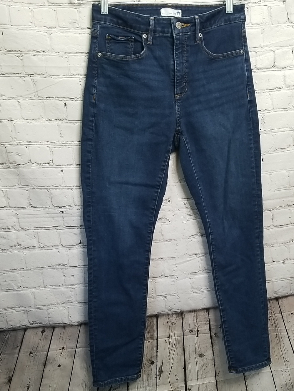 LOFT Womens Jeans Size 6 Curvy Skinny EUC